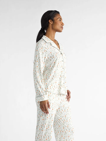 Women's Bamboo Stretch-Knit Long Sleeve Pajama Top - Last Chance