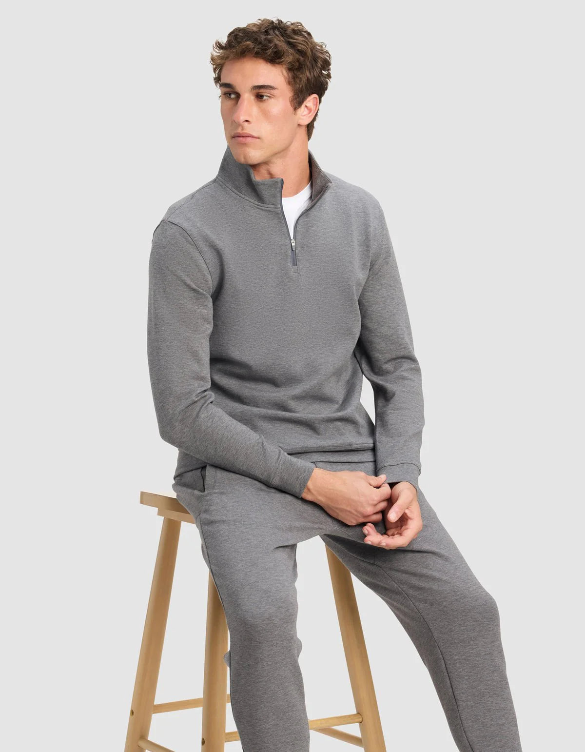 Men's StretchTech Quarter Zip & Jogger Set