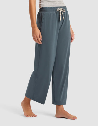 Women's Studio Cropped Wide Leg Pant
