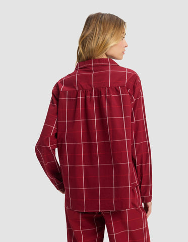 Women's Sutton Long Sleeve Pajama Top - Last Chance