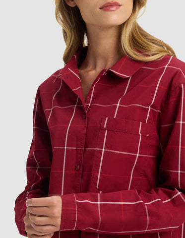 Women's Sutton Long Sleeve Pajama Top - Last Chance
