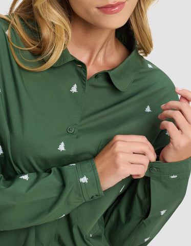 Women's Sutton Long Sleeve Pajama Top - Last Chance