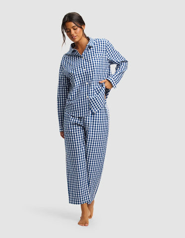Women's Sutton Long Sleeve Cropped Pajama Set
