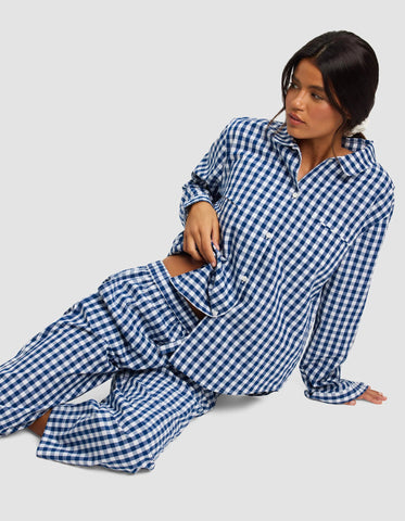 Women's Sutton Long Sleeve Pajama Top - Last Chance