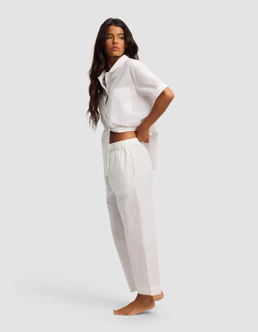 Women's Sutton Short Sleeve & Cropped Pajama Pant Set