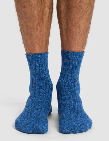 Men's Plush Lounge Quarter Sock 3-Pack