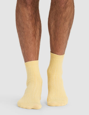 Men's Plush Lounge Quarter Sock