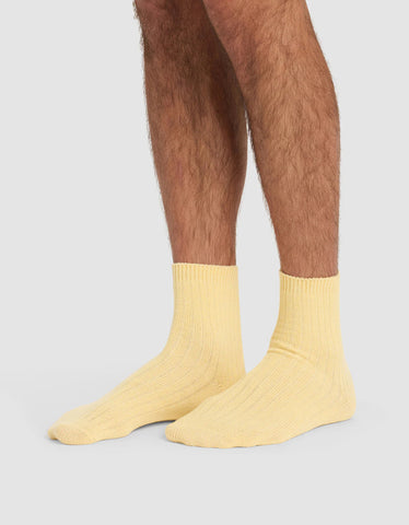 Men's Plush Lounge Quarter Sock