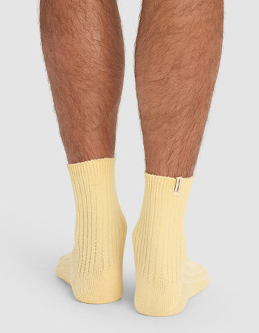 Men's Plush Lounge Quarter Sock