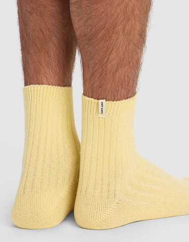 Men's Plush Lounge Quarter Sock