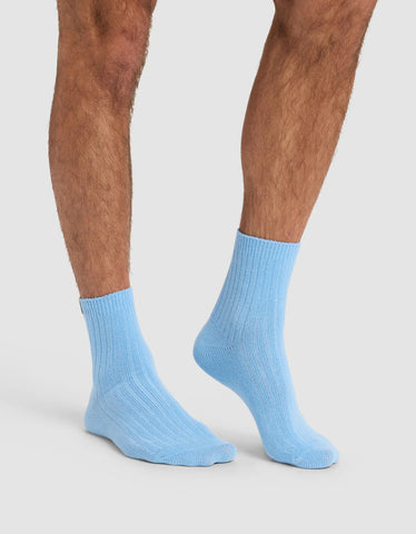 Men's Plush Lounge Quarter Sock
