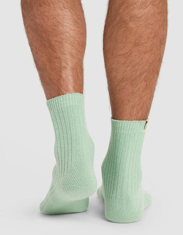 Men's Plush Lounge Quarter Sock