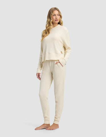 Women's Blake Waffle Hoodie & Jogger Set