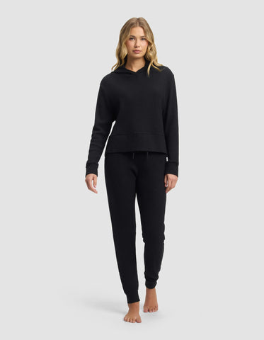 Women's Blake Waffle Hoodie & Jogger Set