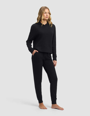 Women's Blake Waffle Hoodie & Jogger Set