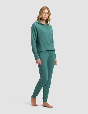 Women's Blake Waffle Hoodie & Jogger Set