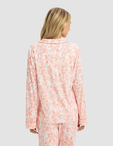 Women's Bamboo Stretch-Knit Long Sleeve Pajama Top