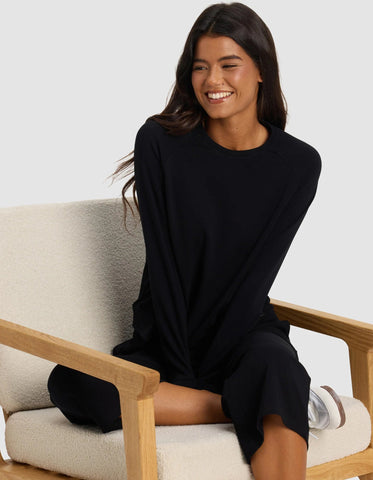 Women's Brushed Bamboo Pullover Crew