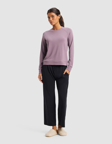 Women's Brushed Bamboo Pullover Crew
