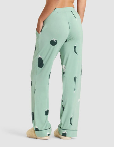 Women's Bamboo Stretch-Knit Short Sleeve & Pant Pajama Set - Last Chance