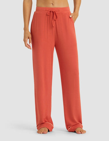 Women's Bamboo Rib-Knit Classic Long Sleeve Pajama Set