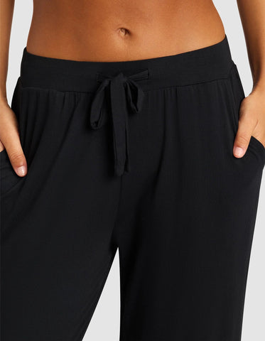 Women's Bamboo Stretch-Knit Lounge Tee & Pants Set