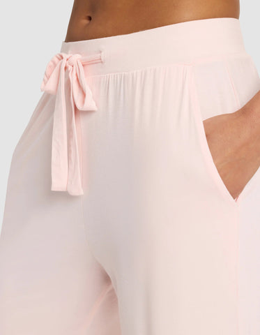 Women's Bamboo Stretch-Knit Lounge Tee & Pants Set
