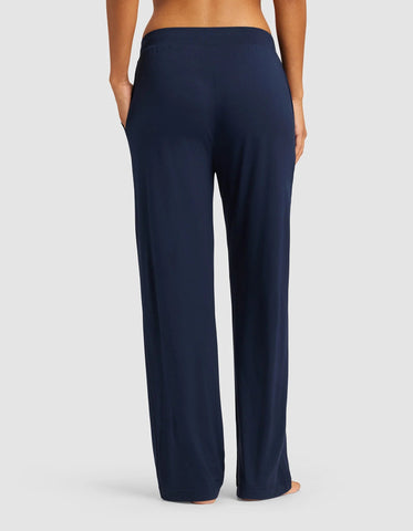 Women's Bamboo Stretch-Knit Long Sleeve Lounge Tee & Pant Set