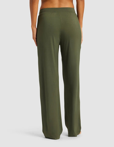Women's Bamboo Stretch-Knit Long Sleeve Lounge Tee & Pant Set