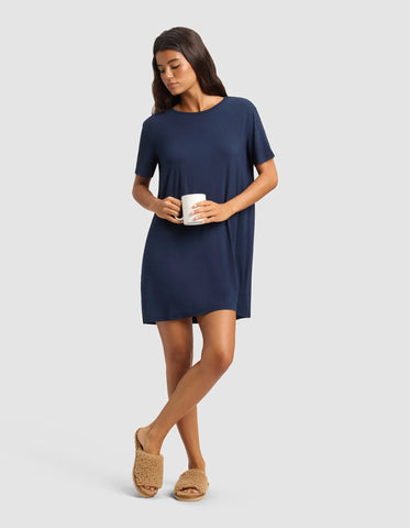 Women's Bamboo Stretch-Knit Sleep Dress