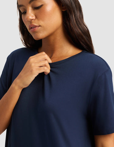 Women's Bamboo Stretch-Knit Sleep Dress