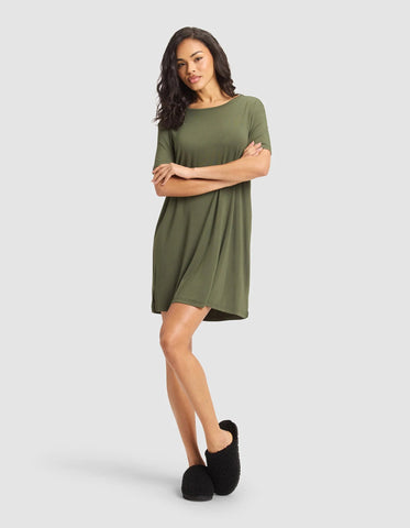 Women's Bamboo Stretch-Knit Sleep Dress