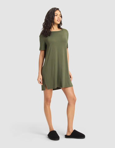 Women's Bamboo Stretch-Knit Sleep Dress