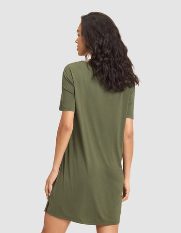Women's Bamboo Stretch-Knit Sleep Dress