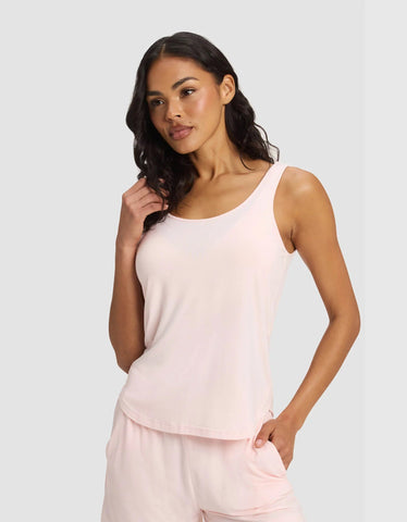 Women's Bamboo Stretch-Knit Tank & Tapered Pant Set