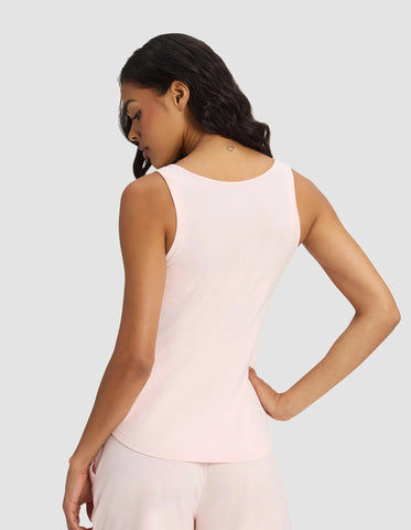 Women's Bamboo Stretch-Knit Tank & Tapered Pant Set