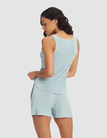Women's Bamboo Stretch-Knit Tank & Short Set