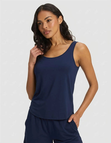 Women's Bamboo Stretch-Knit Tank & Short Set