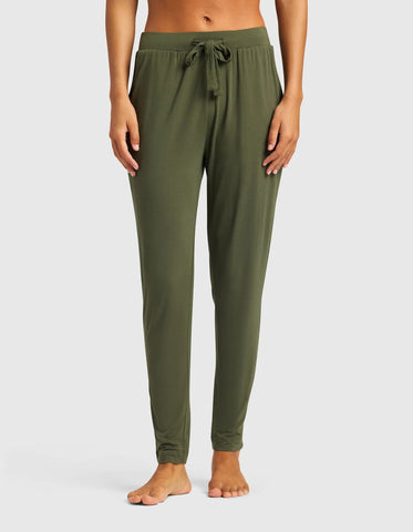 Women's Bamboo Stretch-Knit Tank & Tapered Pant Set