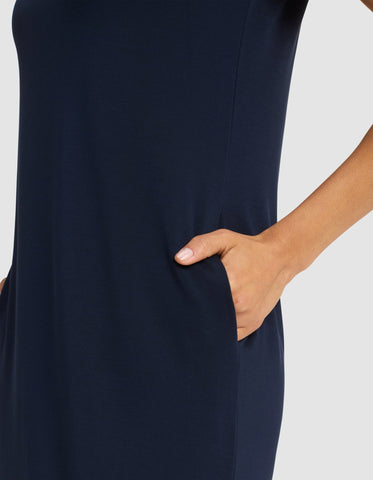 Women's Brushed Bamboo Midi Dress