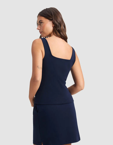 Women's Brushed Bamboo Square Neck Tank