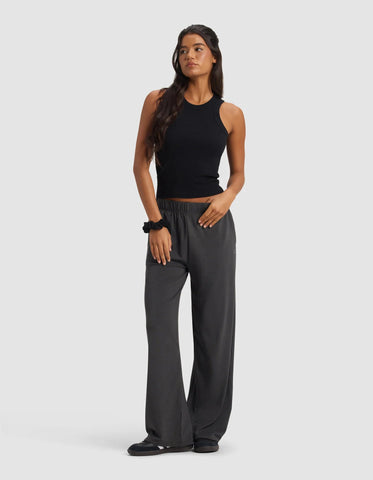 Women's Brushed Bamboo Wide Leg Pull-On Pant