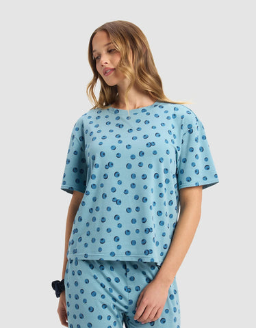 Women's First Layer Pajama Short Sleeve Tee & Boxer Short Set