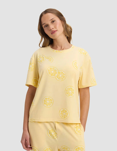 Women's First Layer Pajama Short Sleeve Tee & Boxer Short Set