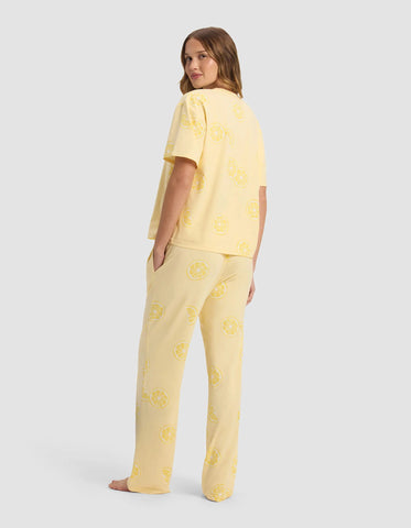 Women's First Layer Pajama Short Sleeve Tee & Pant Set
