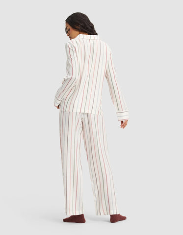 Women's Soft Woven Long Sleeve Pajama Set - Last Chance