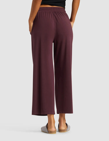 Women's Studio Cropped Wide Leg Pant