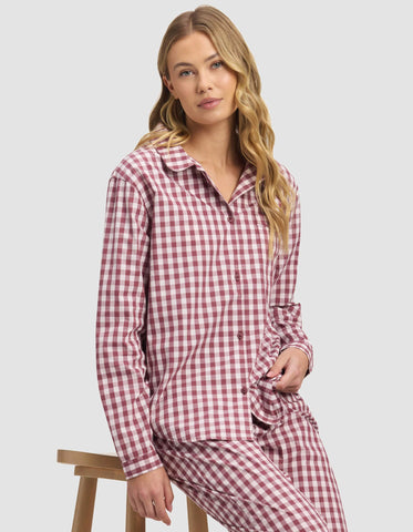 Women's Sutton Long Sleeve Pajama Top